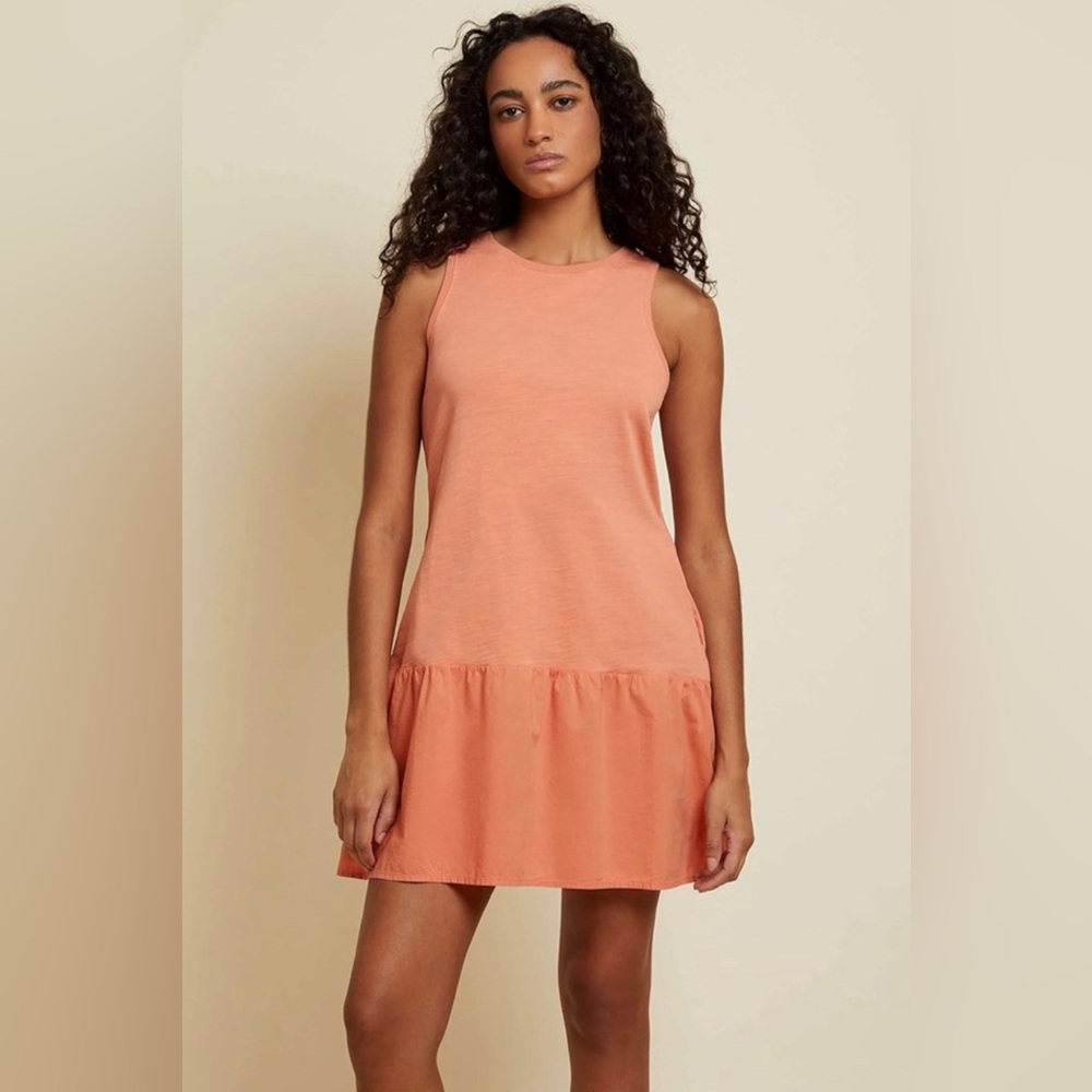 Nation LTD Harumi Combo Mini Dress Womens Small in Bellini BRAND NEW WITH TAGS